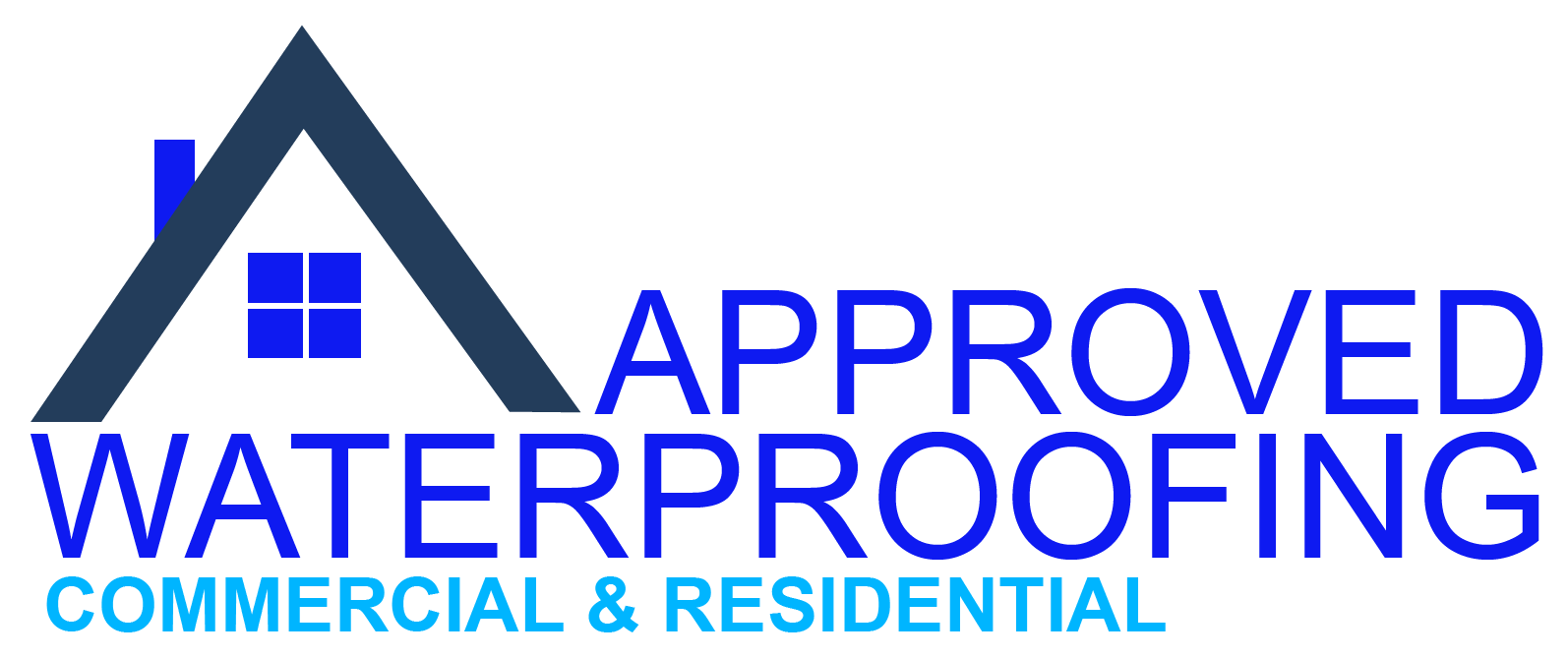 Approved Waterproofing logo, commercial and residential waterproofing
